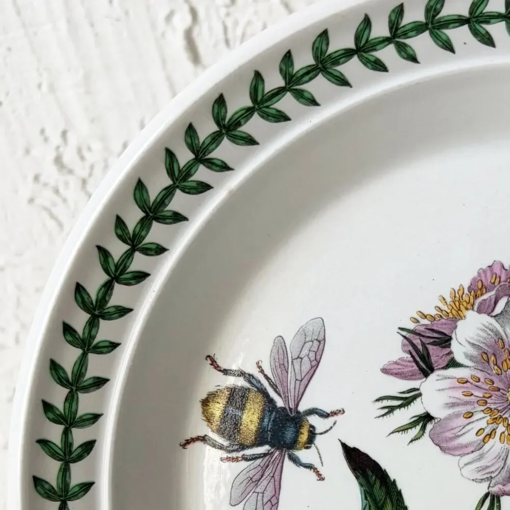 Portmeirion Botanic Garden Rosa Canina Dog Rose Salad Plate 8.5